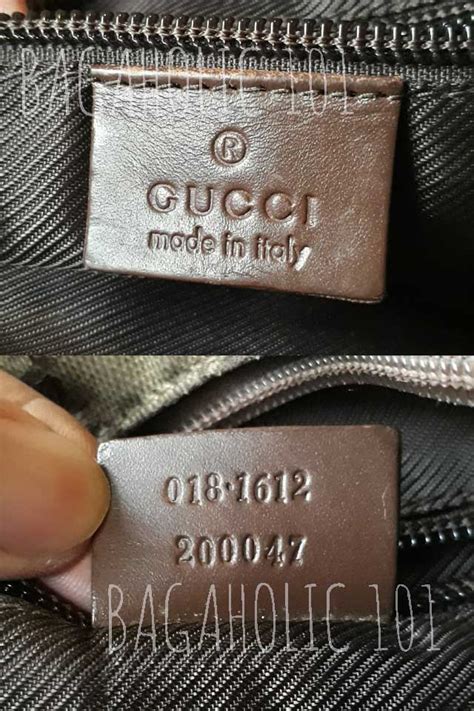 gucci backpack serial number check|authentic gucci bag serial number.